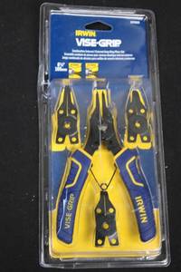IRWIN VISE-GRIP 6-12-Inch InternalExternal Snap Ring Pliers Set - 3-Piece