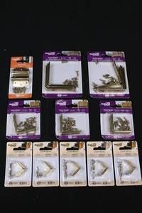 National Hardware Corner Braces Assortment - Brass Solid Brass - 1 In X 12 In, 2 In X 58 In, 3 In