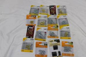 National Hardware Assorted Hardware - Screw Eyes, Cup Hooks, Hinges & More (N119-321)