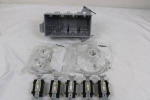 Legrand Pass & Seymour 4-Gang Light Switch Assembly 664-LAGCC12