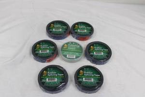Duck Brand Rubber Splicing Tape & Professional Electrical Tape Assortment (Lot of 7)