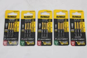 DeWalt FlexTorq 2-14 in Power Bits Set (3-Pc) - Lot of 5 (DWAF2TX15IR3)