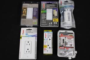 Lutron Countdown Timer Switch, Legrand Universal Motion Sensor & Assorted Electrical Accessories