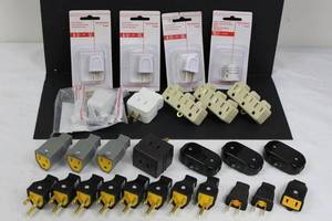 Pass & Seymour Quick Clamp Plug Lampholder Adapters - 125V 6A & 15A Assorted