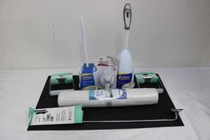 MHI Safe-er-Grip Portable Shower Arm & Assorted Bath Accessories (Lot of 5)