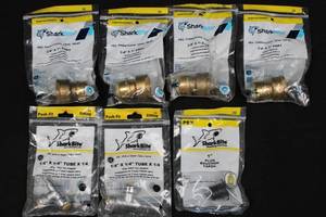 SharkBite Push-To-Connect Fittings Assortment - 14 in Tube & 34 in FNPT Adapters