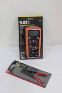 Klein Tools MM325 Manual-Ranging Digital Multimeter & Gardner Bender GS-40 Wire Stripper (Lot of 2)