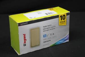 Legrand Pass & Seymour TM8701CP4 Ivory Paddle Switch - 10 Pack