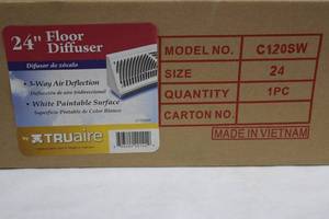 TRUaire C120SW 24-In Floor Diffuser