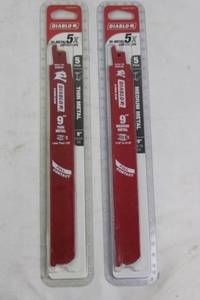 Diablo 9 in Bi-Metal Reciprocating Saw Blades - 5X Long Life (2 Pack) 2024 & 1418 TPI