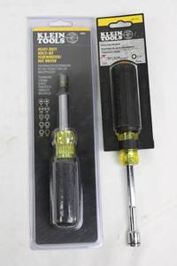 Klein Tools Heavy-Duty Nut Driver & Heavy-Duty Multi-Bit ScrewdriverNut Driver (Set of 2)
