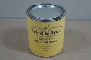 1QT Tried & True Danish Oil Polymerized Linseed Oil