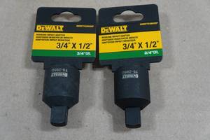 2 DeWalt Reducing Impact Adapter - 34x12