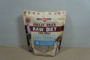 Boss Dog Raw Diet Dog Treats - Fish Recipe - 12oz