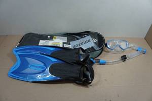 Cressi Adult Rondine Palau Fin Snorkel Set - Fin Size XSS