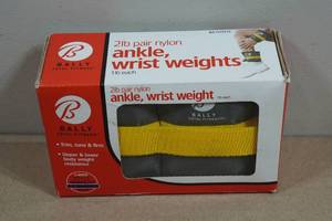Bally Total Fitness 2lb Nylon AnkleWrist Weights