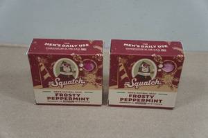 2 Dr Squatch Frosty Peppermint Soap Bars