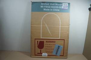 Gold Framed Arched Wall Mirror - 22x30