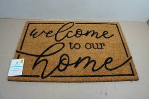 Comfort Bay Printed Doormat - 18x27 Welcome to Our Home