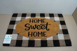 Comfort Bay Printed Doormat - 18x27 Home Sweet Home