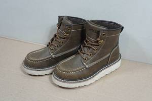 AdTec Kids Classic Wedge Outsole Moc-Toe Boots - Size 1