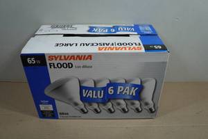 6-Pack Sylvania 65W Indoor Flood Lights