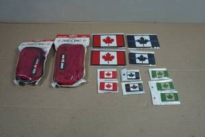 2 Boss Dog Molle Bags and Patches for Harness