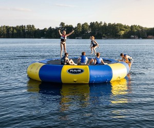 Rave Sports Bongo 13 Inflatable Water Bouncer - 13 Foot Diameter