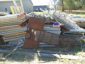 3 stacks of misc gridwork. As shown.