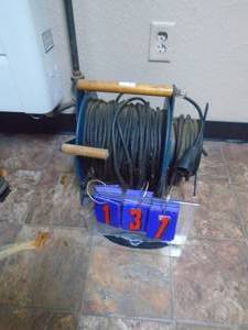 Spool of camera wire As shown. CASH ON SITE ONLY. PICKUP IS MONDAY MAY 4TH FROM 11 AM TO 4 PM. REGARDLESS WHAT THE SCHEDULE STATES.