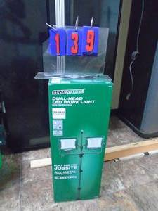 New in box Masterforce led work light. As shown. CASH ON SITE ONLY. PICKUP IS MONDAY MAY 4TH FROM 11 AM TO 4 PM. REGARDLESS WHAT THE SCHEDULE STATES.