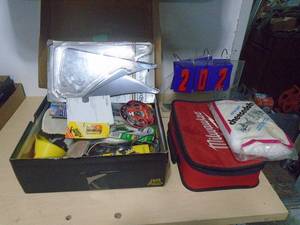 Milwaukee case & misc. As shown. CASH ON SITE ONLY. PICKUP IS MONDAY MAY 4TH FROM 11 AM TO 4 PM. REGARDLESS WHAT THE SCHEDULE STATES.