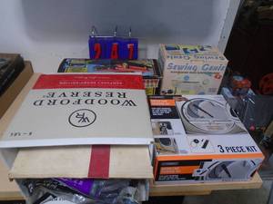 Sewing Genie brushes & show case weather strip. As shown. CASH ON SITE ONLY. PICKUP IS MONDAY MAY 4TH FROM 11 AM TO 4 PM. REGARDLESS WHAT THE SCHEDULE STATES.