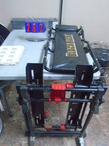 Tool stand & creeper. As shown. CASH ON SITE ONLY. PICKUP IS MONDAY MAY 4TH FROM 11 AM TO 4 PM. REGARDLESS WHAT THE SCHEDULE STATES.