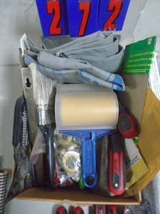 Tarp tools. As shown. CASH ON SITE ONLY. PICKUP IS MONDAY MAY 4TH FROM 11 AM TO 4 PM. REGARDLESS WHAT THE SCHEDULE STATES.