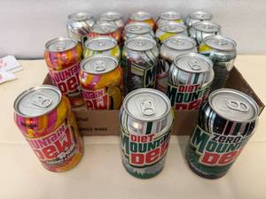 Variety of 12oz Mountain Dew
