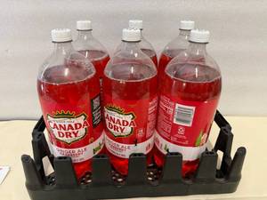 2 Liters Canada Dry Ginger Ale Cranberry