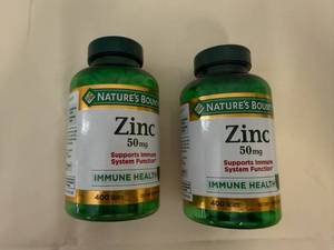 2x 400ct Nature Bounty Zinc-50mg-exp. 728