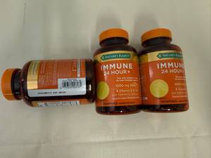3x 120ct Natures Bounty Immune 24 Hour-exp. 826