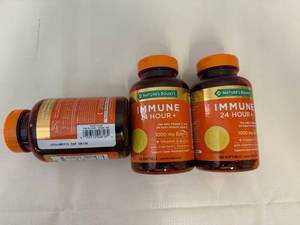 3x 120ct Natures Bounty Immune 24 Hour-exp. 826
