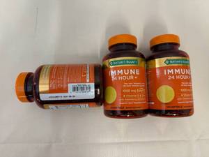 3x 120ct Natures Bounty Immune 24 Hour-exp. 826