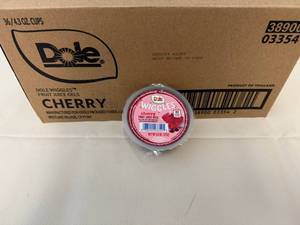 36x 4.3oz Dole Wiggles-Cherry