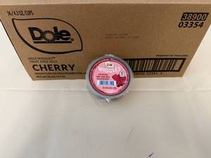 36x 4.3oz Dole Wiggles-Cherry