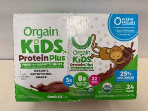 24x 8oz Orgain Kids Protein Plus-Chocolate