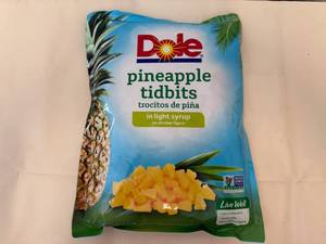5lbs Dole Pineapple Tidbits