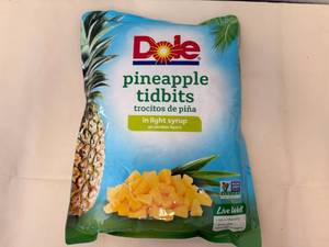 5lbs Dole Pineapple Tidbits