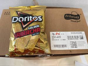 23x 2.5oz Doritos Golden Sriracha Chips