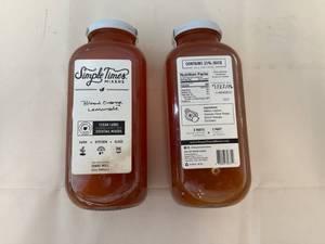 2x 32oz Simple Times Mixers-Blood Orange Lemonade