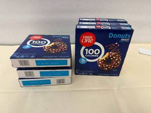 6x  Box of 4 Fiber One Chocolate Donuts