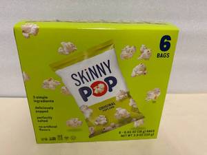 3x 6bags Skinny Pop-Original